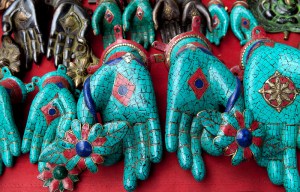 Trinkets for sale in Kathmandu, Nepal
