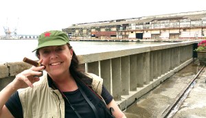 Gail in Havana, Cuba