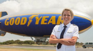 Taylor Laverty, Pilot of Good Year Blimp, Carson, CA 